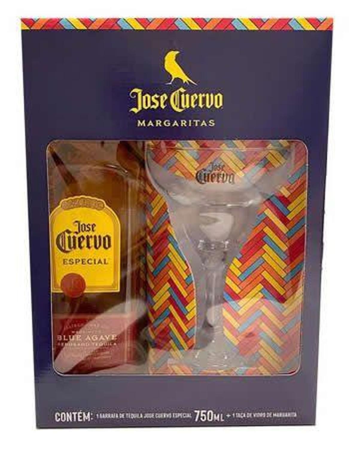 Kit Tequila José Cuervo Reposado C/ Taça de Vidro 750Ml Tequila