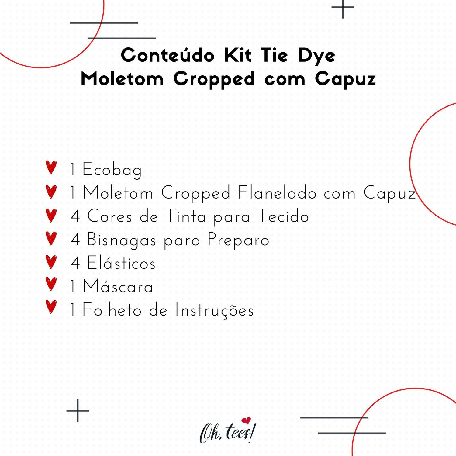 ohio state cropped moletom com capuz