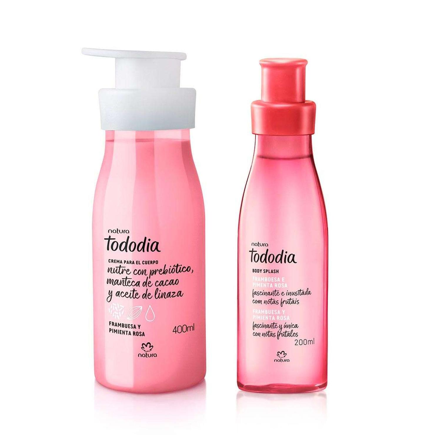 Kit Tododia Framboesa E Pimenta Rosa Hidratante + Body Splash Natura -  Cuidados com o Corpo - Magazine Luiza