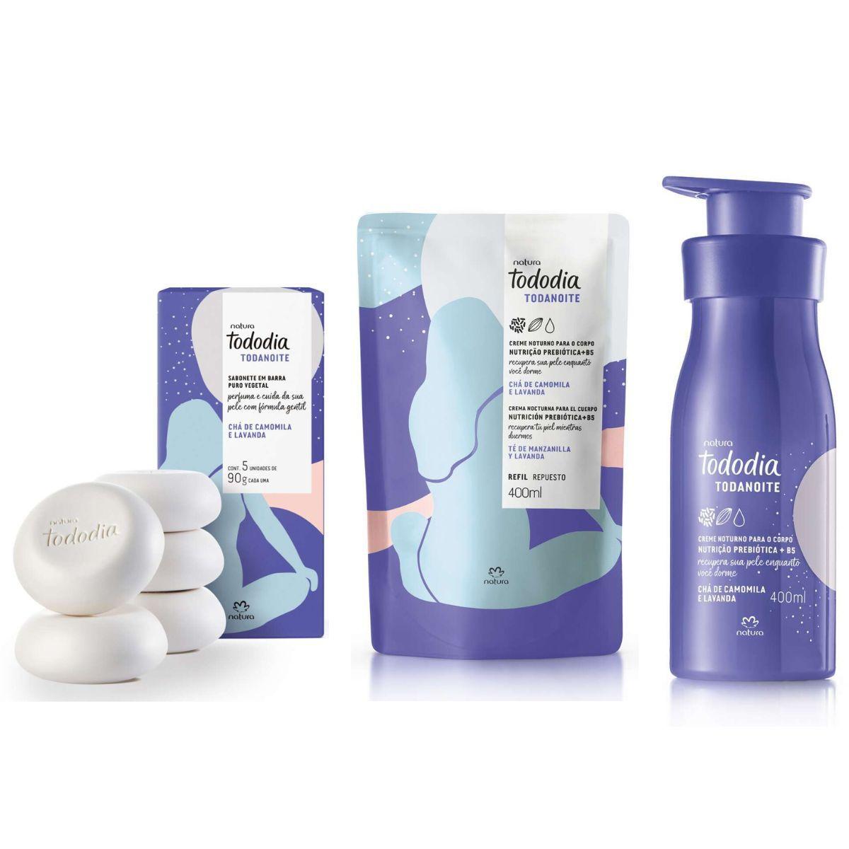natura Tododia Todanoite セット Kit Tododia Todanoite com Sabonete, Hidratante e Body Splash
