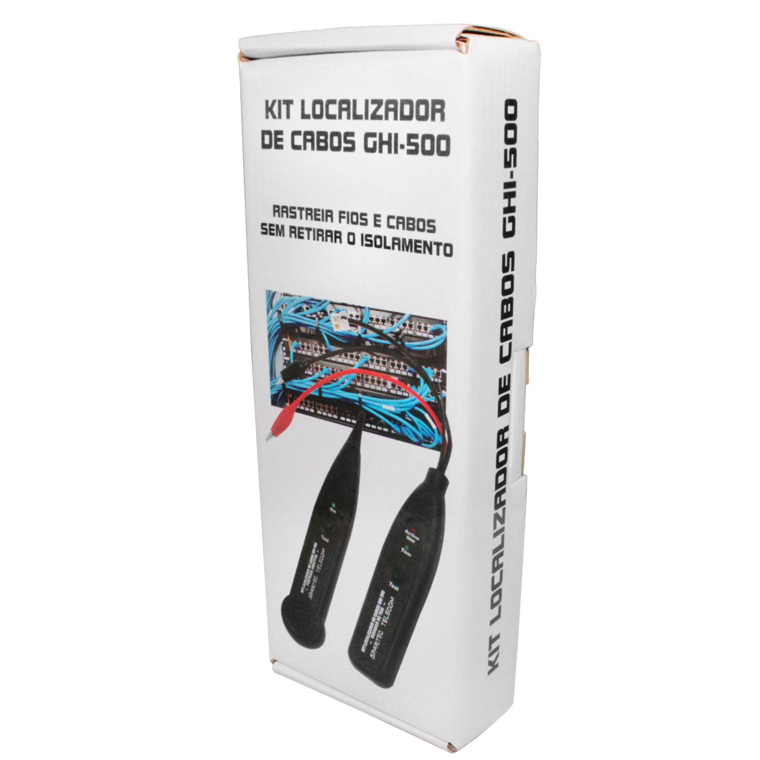 Kit Zumbidor Localizador De Cabos GHI 500 Com Gerador De Kit Zumbidor Localizador De Cabos GHI 500 Com Gerador De