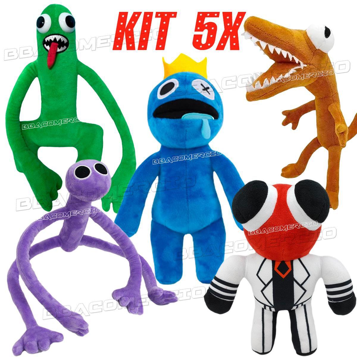 Boneco Azul Babão e Monstro verde Rainbow Friends Jogo Roblox Pelúcia, Magalu Empresas