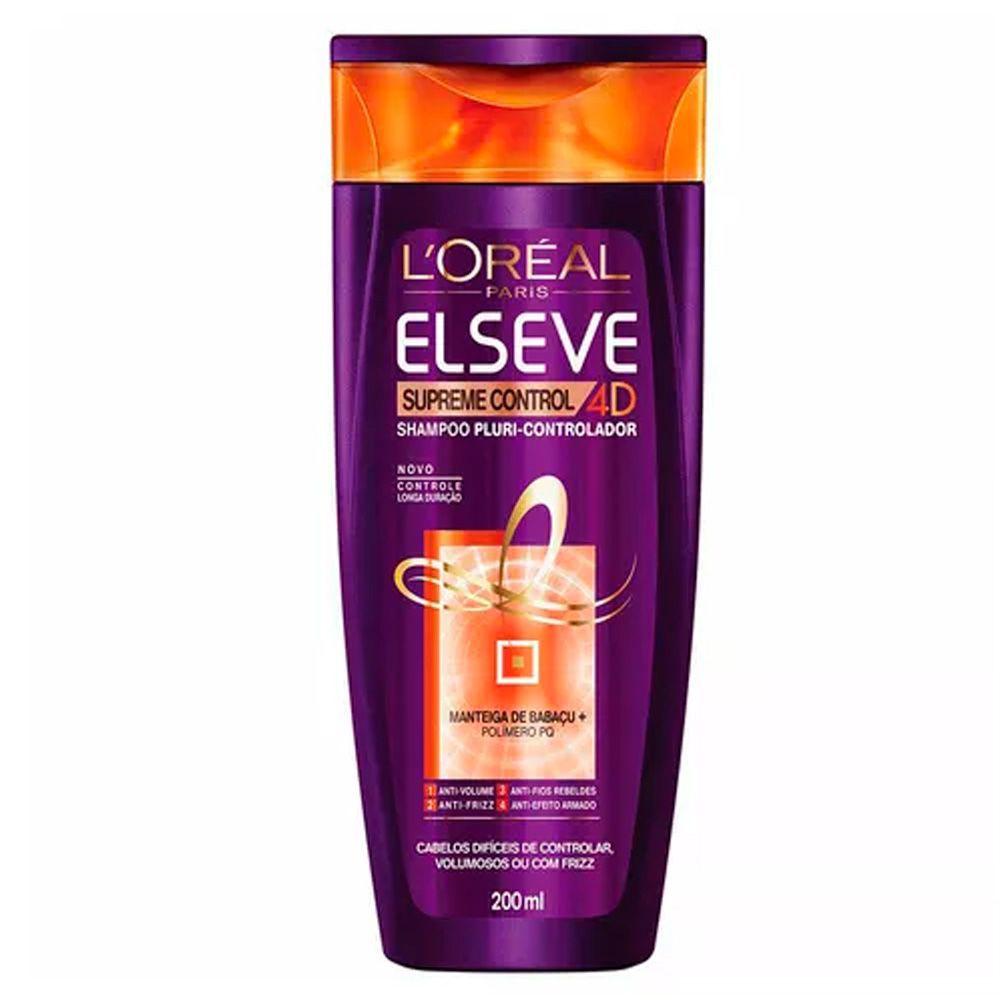 L'Oréal Paris Elseve Supreme Control 4D Kit Shampoo + LeaveIn + Ganhe Condicionador Kit de