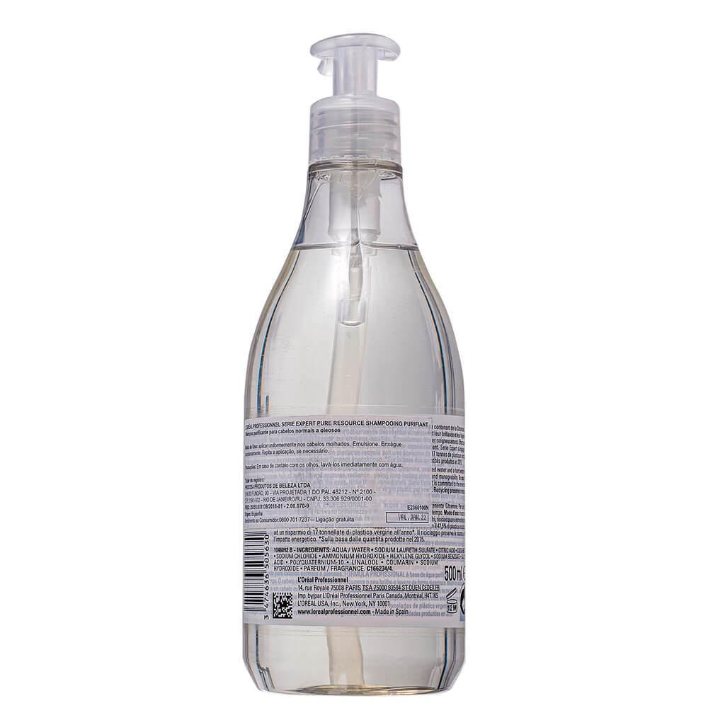 L'ORÉAL PROFESSIONNEL Pure Resource - Shampoo 500ml - Produtos de ...