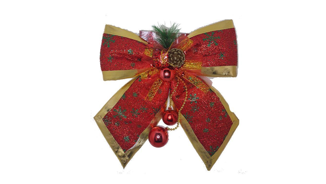 Laço Natalino Grande Vermelho Enfeite Árvore Natal 33Cm - Top Natal -  Decoração de Natal para Casa - Magazine Luiza