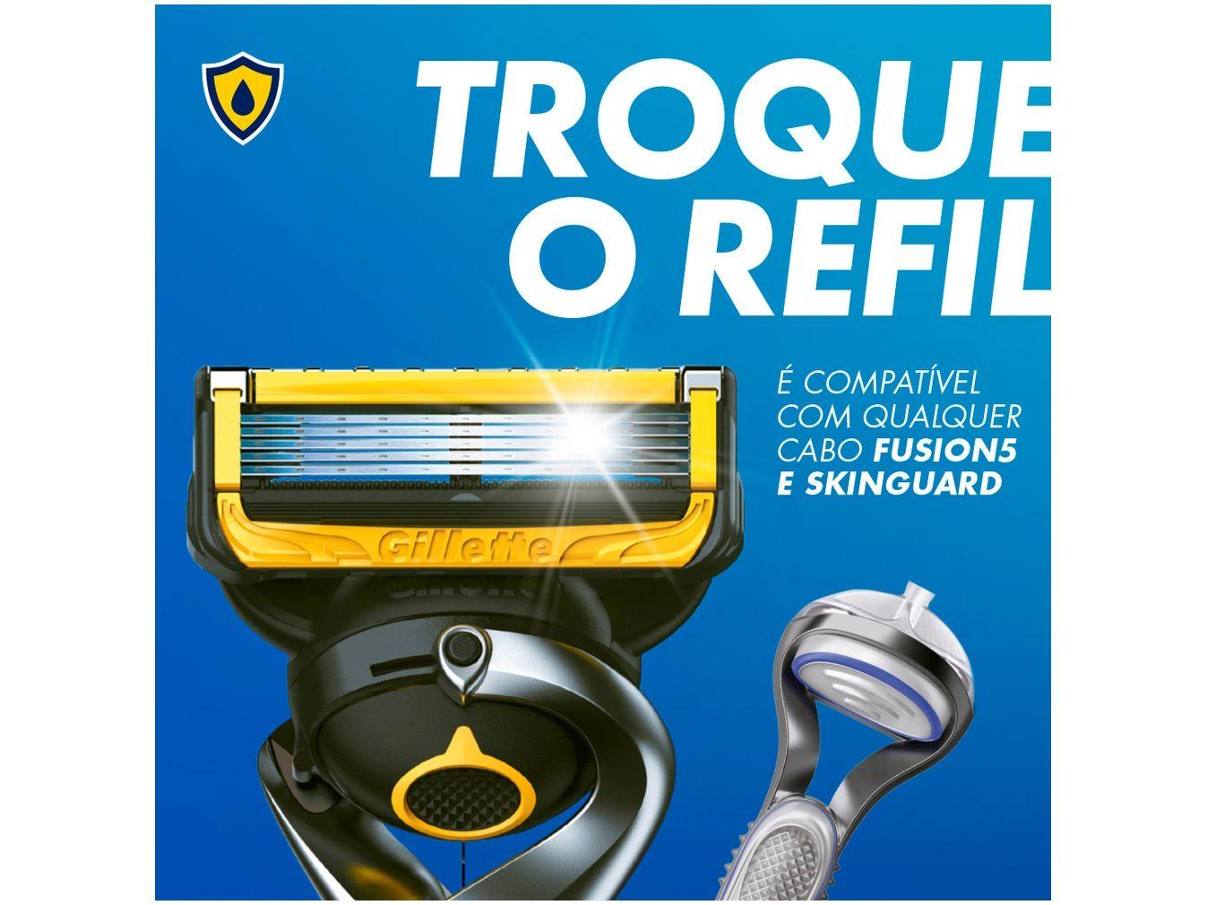 Lâmina de Barbear Gillette Fusion Proshield 2 Peças