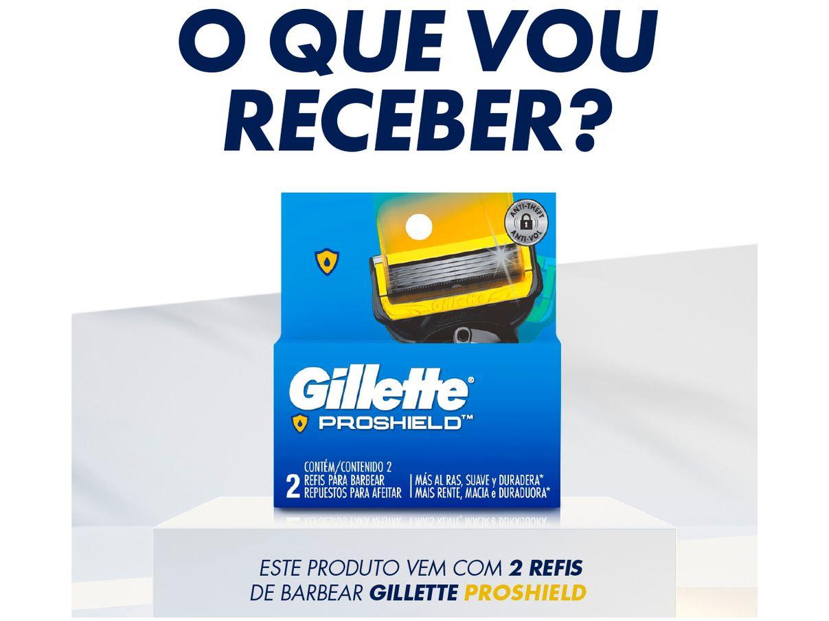 Lâmina de Barbear Gillette Fusion Proshield 2 Peças