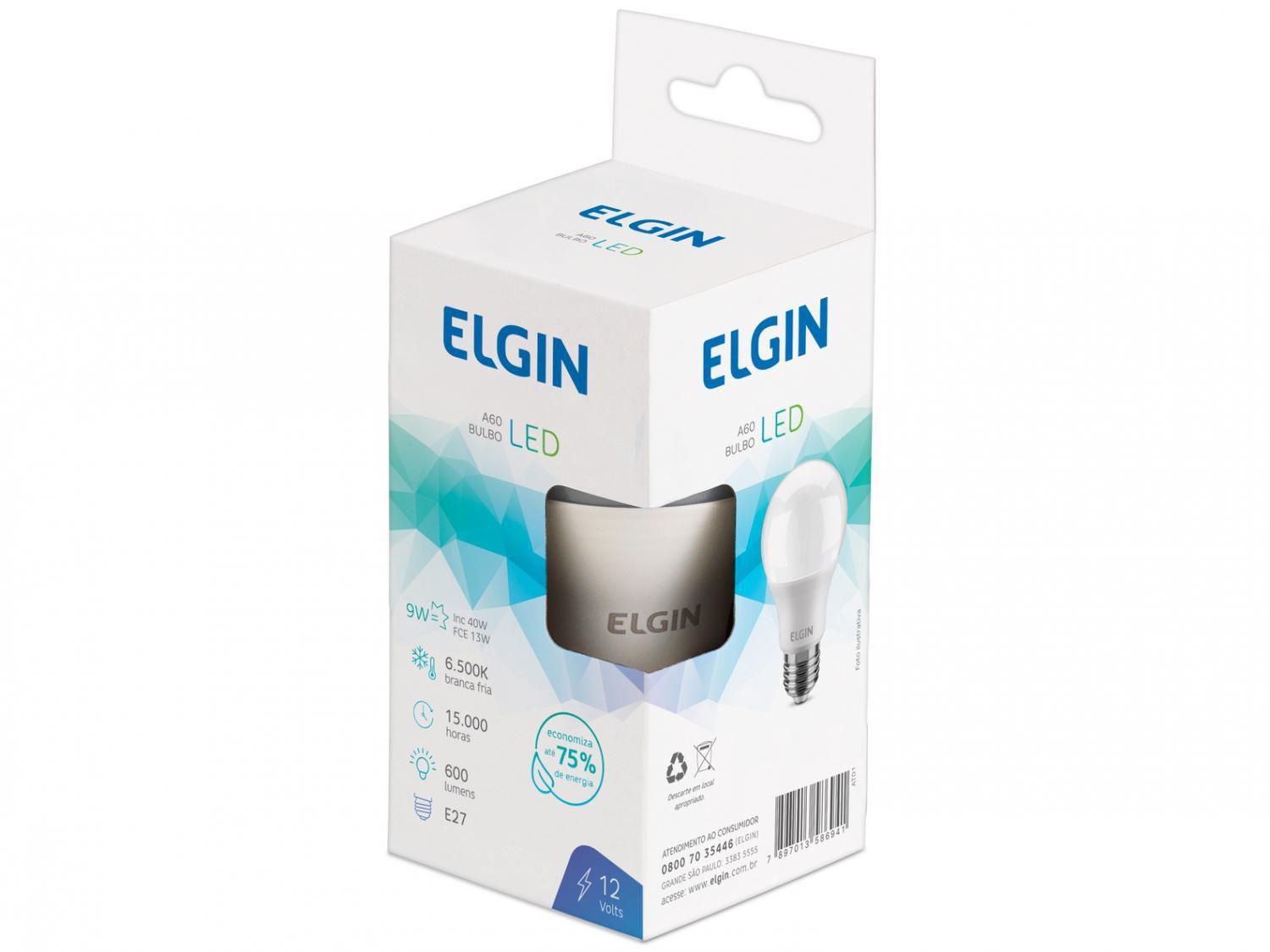 Lâmpada de LED Elgin Branca E27 9W