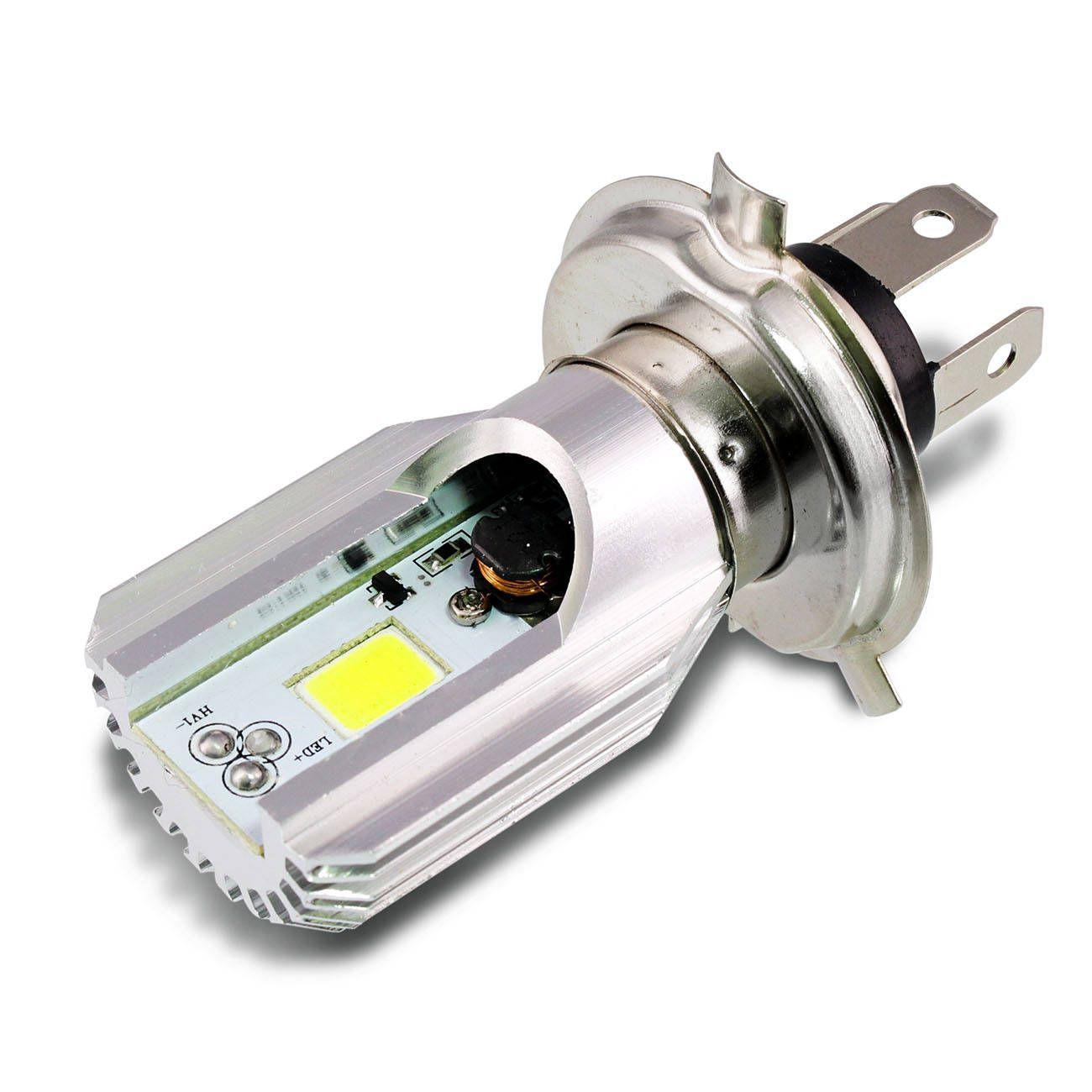 Lâmpada LED para Moto H4 12W 12V Tonalidade Branca Aplicação Farol F