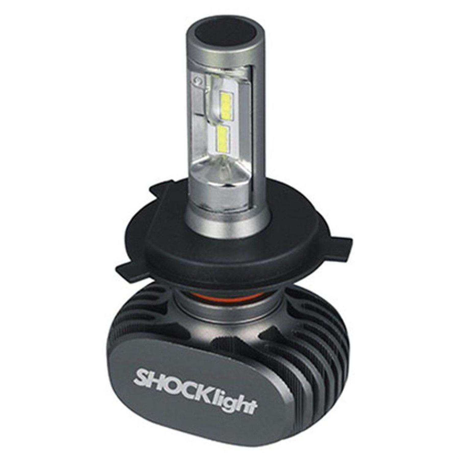 Lampada Led Shocklight H4 Ultra led Titanium 6000k 10000 Lumens O Par ...