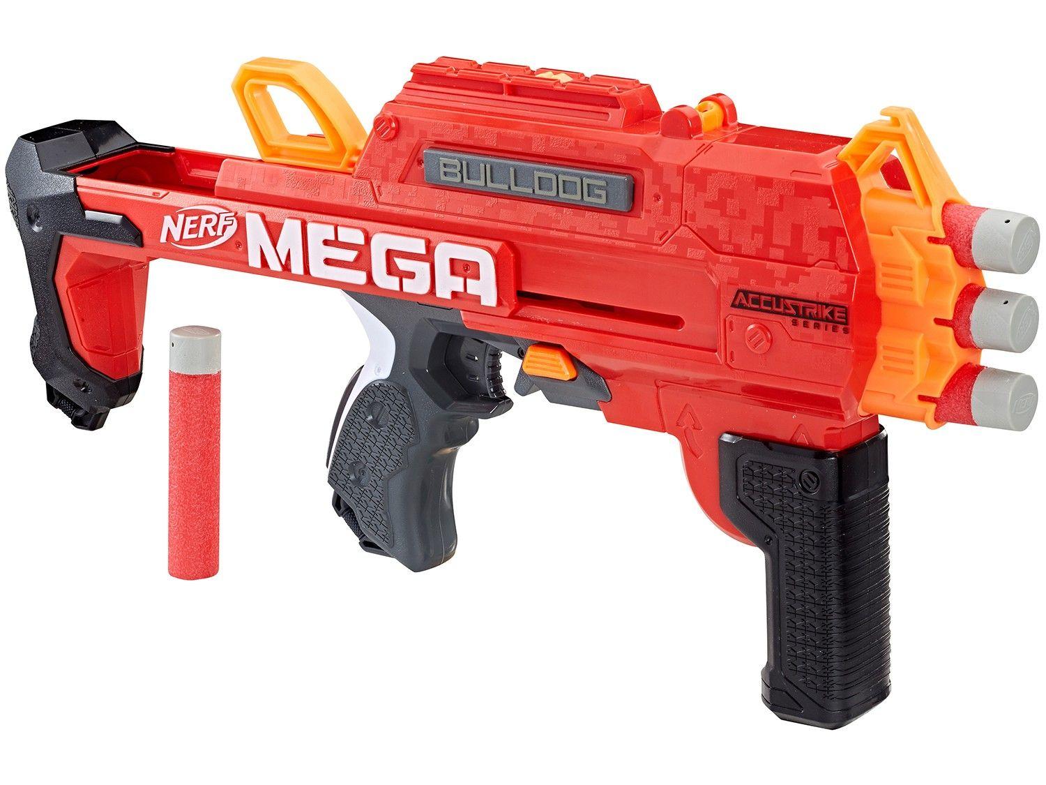 Lançador de Dardos Nerf AccuStrike Mega Bulldog