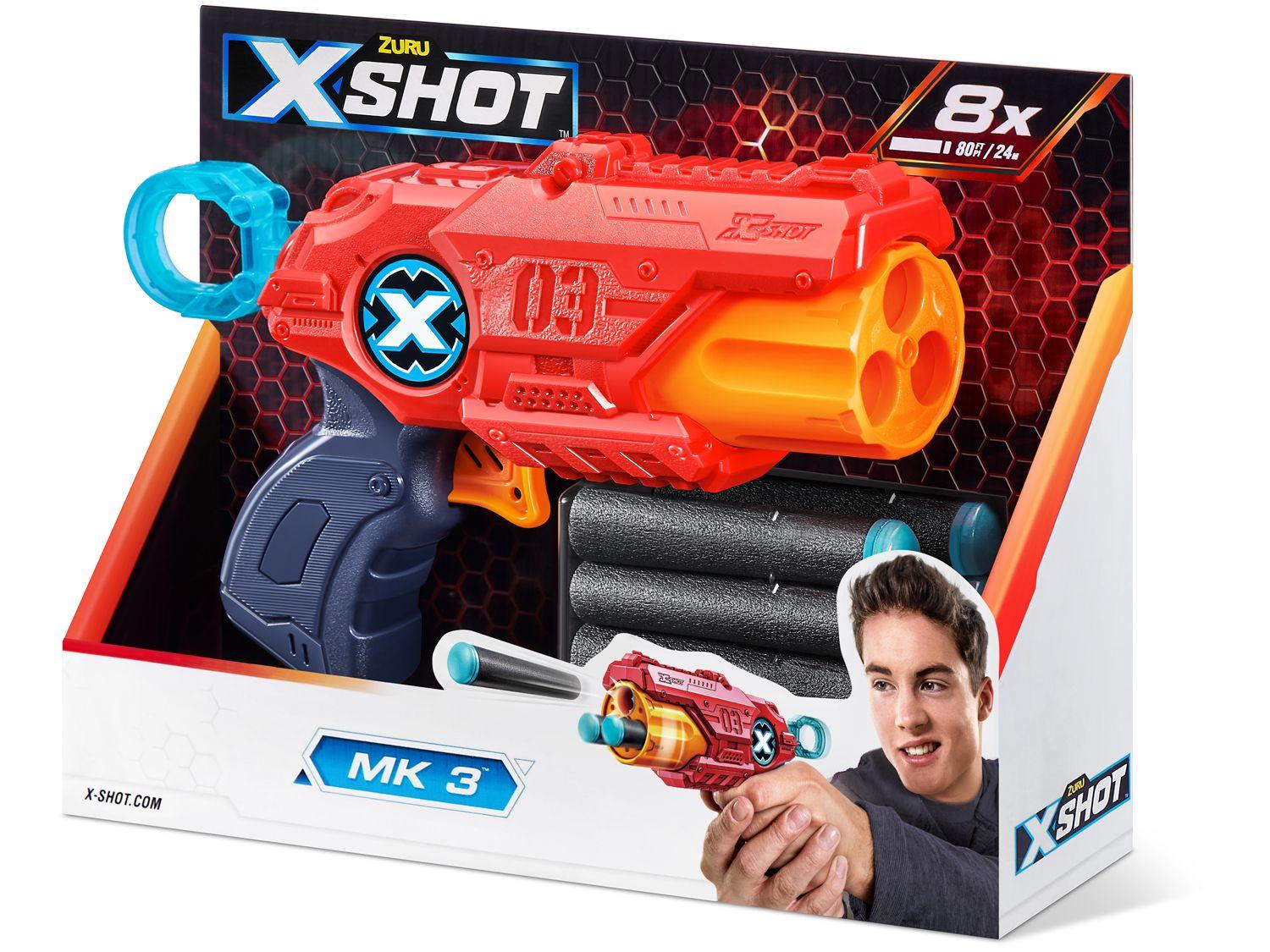 Lançador de brinquedo X-Shot para crianças 8 anos