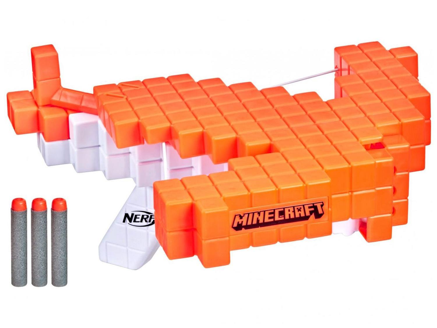 Lançador Nerf Minecraft Pillagers Crossbow
