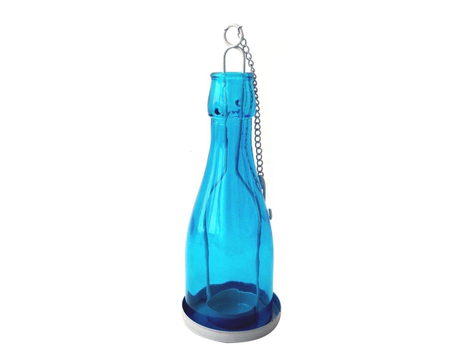 Lanterna Decorativa Vidro 8x23cm Inova Metal Joy