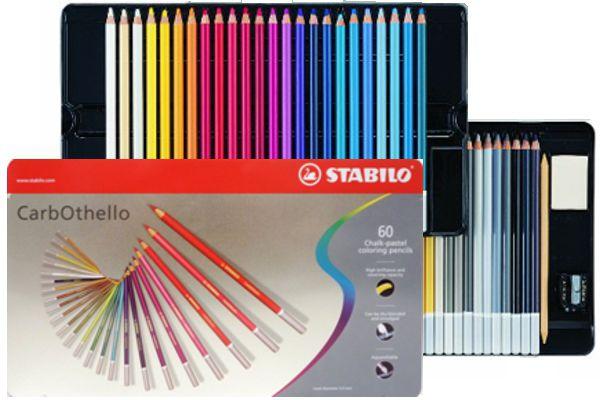 STABILO - Kalkpastel kleurpotloden - CarbOthello ARTY - Blik van 36 - Diverse kleuren