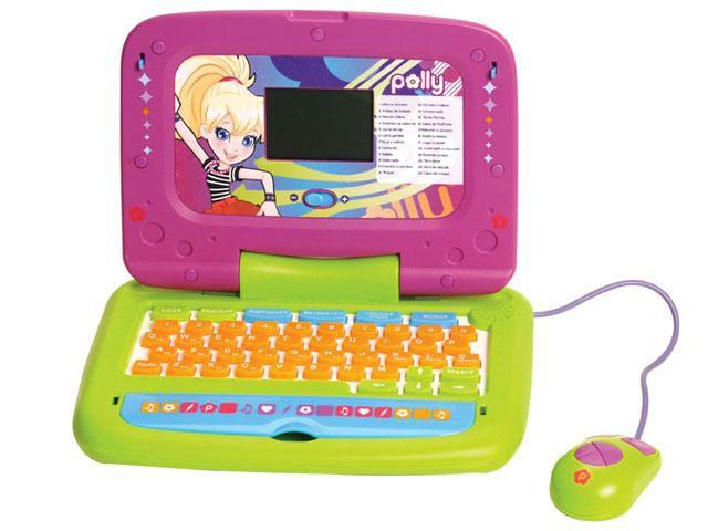 Tapijt Onderhandelen geroosterd brood Laptop Energia Bilíngue Polly Pocket 48 Atividades - c/ Relógio Digital -  Candide - Brinquedos Educativos - Magazine Luiza