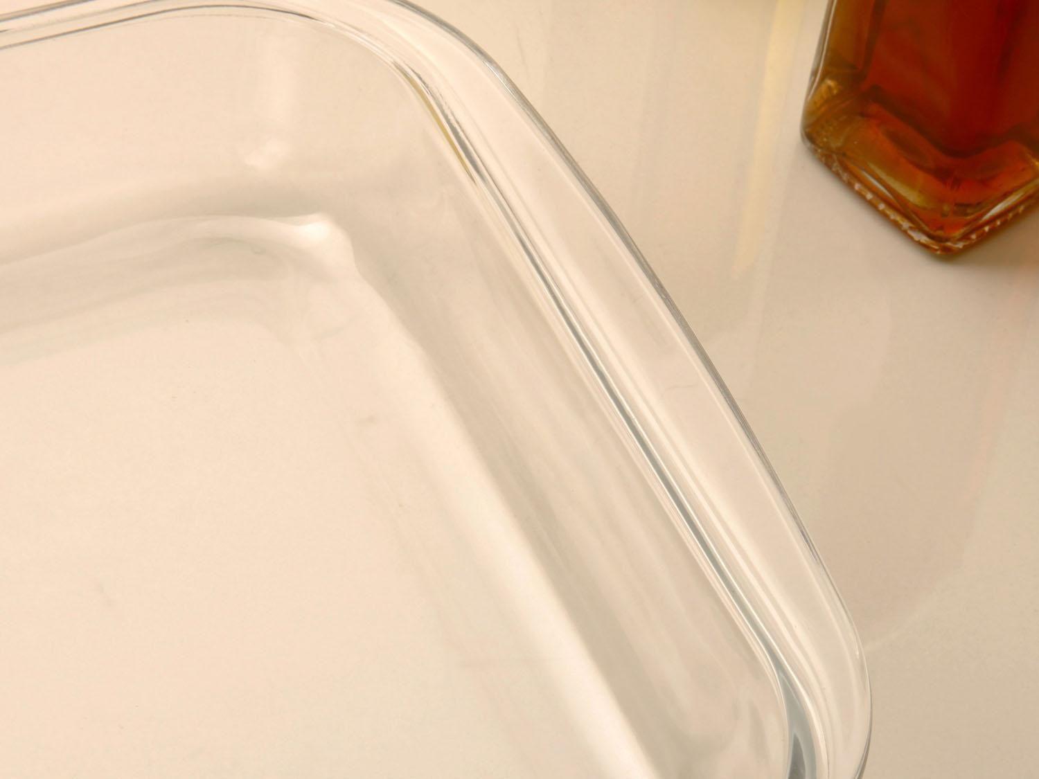 Lasanheira de Vidro Retangular 2,9L com Tampa Marinex
