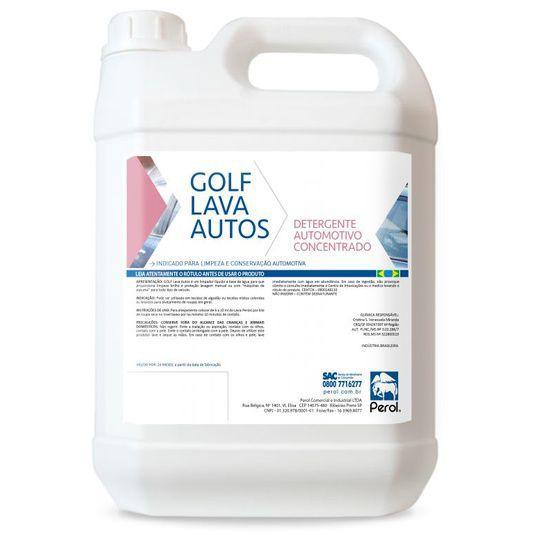 Lava Autos Shampoo Concentrado Golf 5 Litros Perol diluição 01 para 100