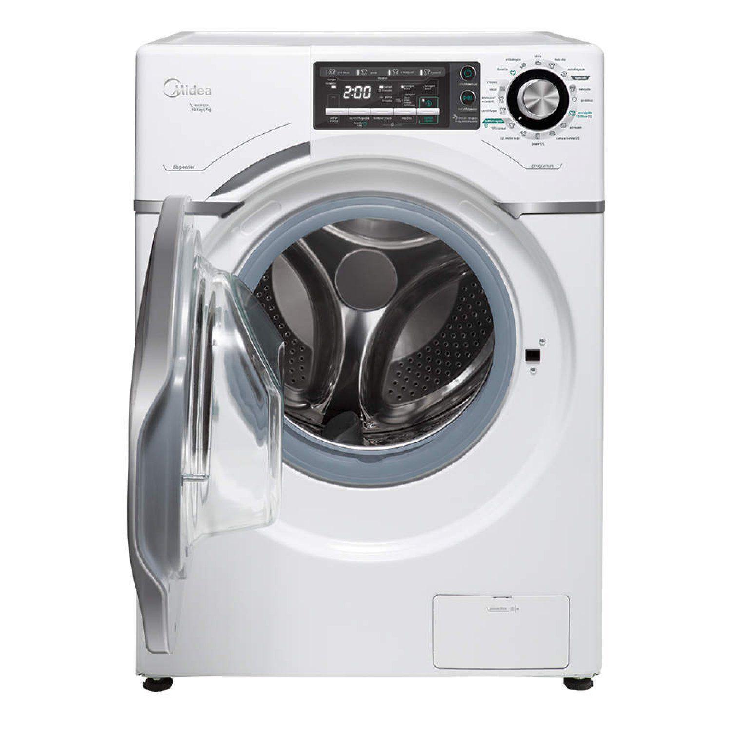 Manual Midea Lava E Seca Lava e Seca 12kg Acqua LSC Midea 220V Branco - Lava e Seca - Magazine Luiza