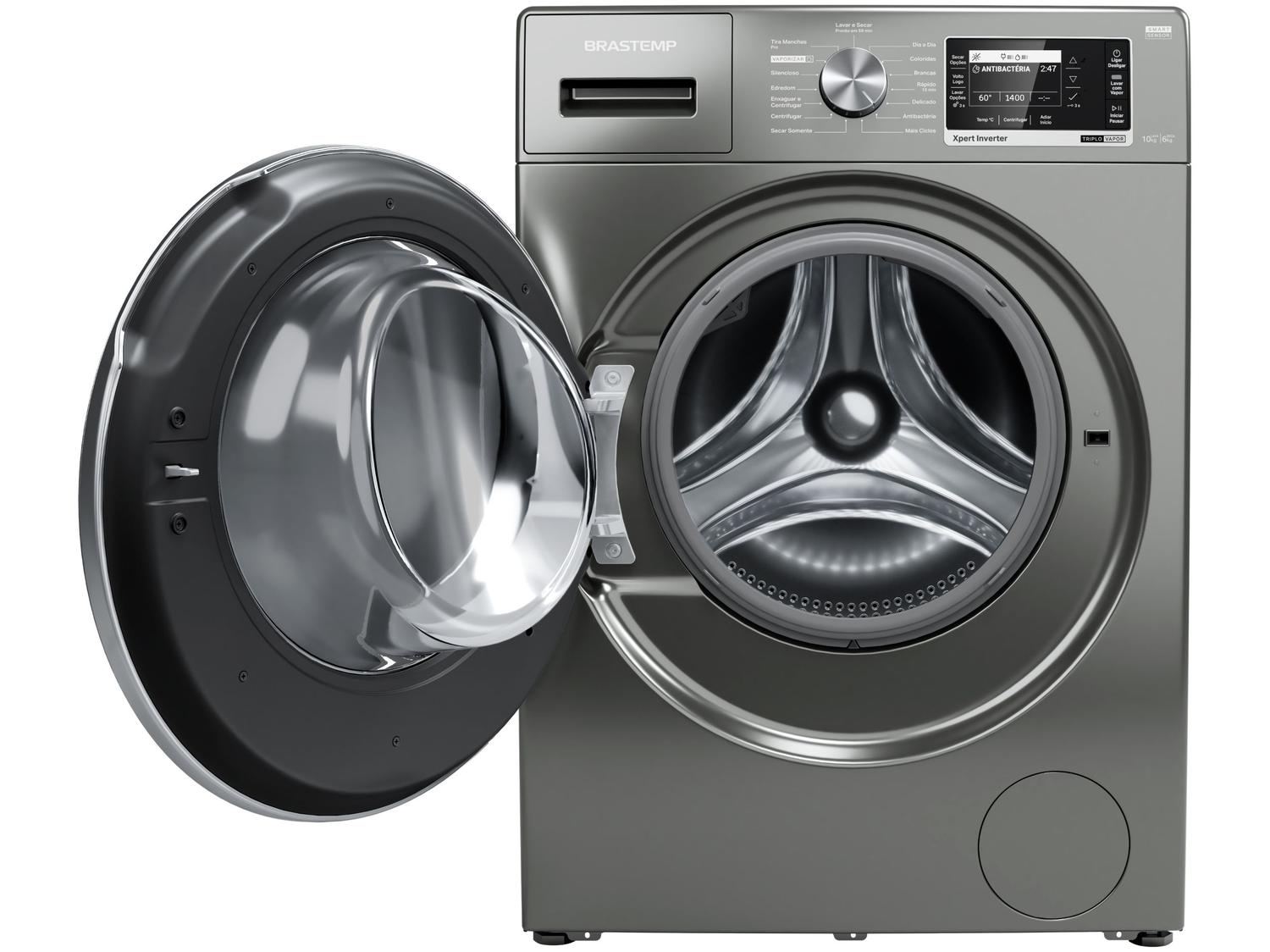 Lava e Seca Brastemp 10Kg BNC10AS Inverter Quente