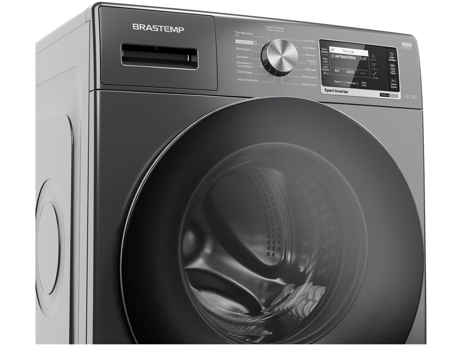 Lava e Seca Brastemp 10Kg BNC10AS Inverter Quente