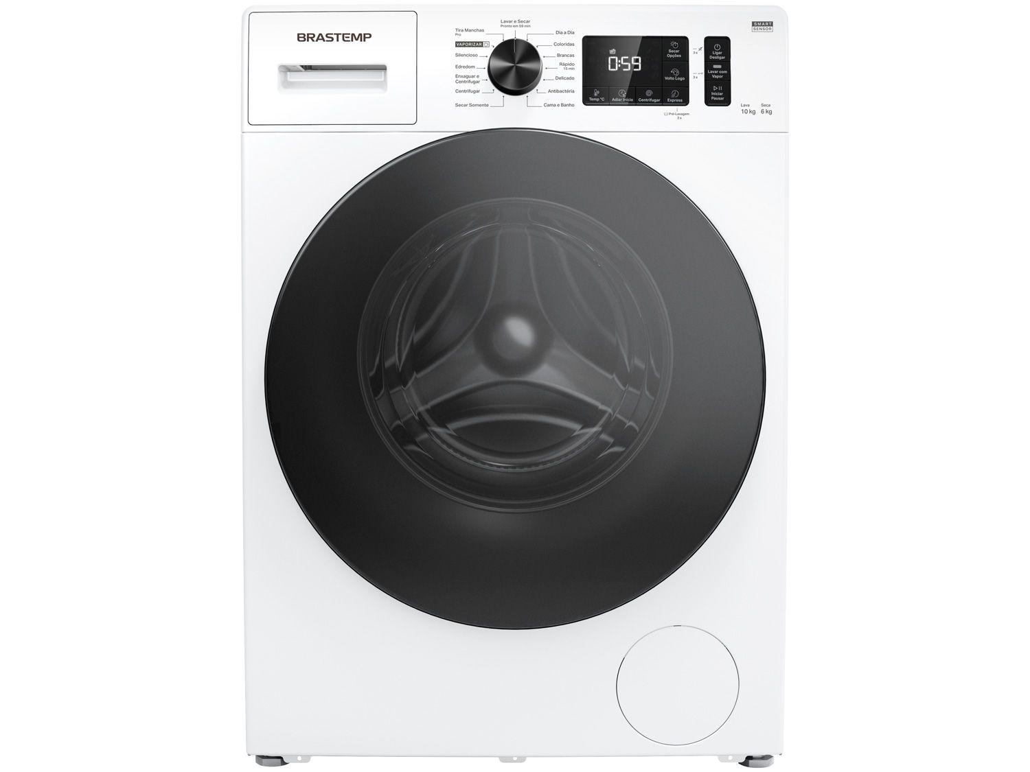 Lava e Seca Brastemp 10Kg BNO10AB Inverter Quente
