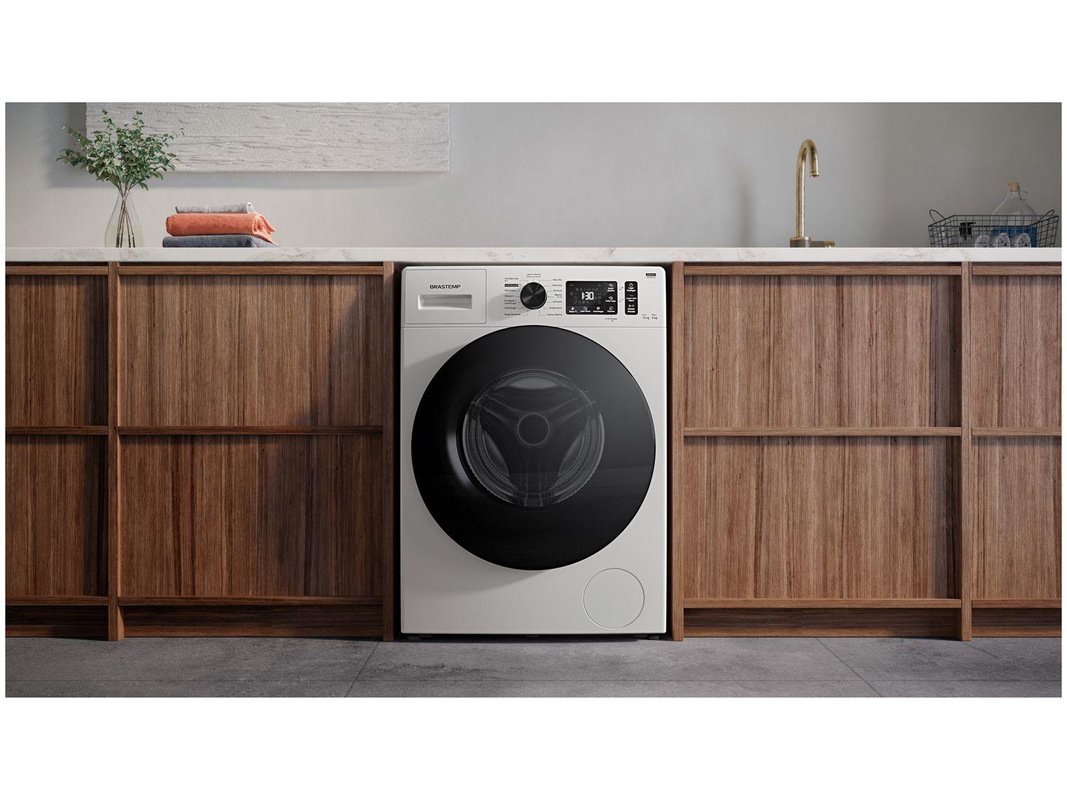 Lava e Seca Brastemp 10Kg BNO10AB Inverter Quente