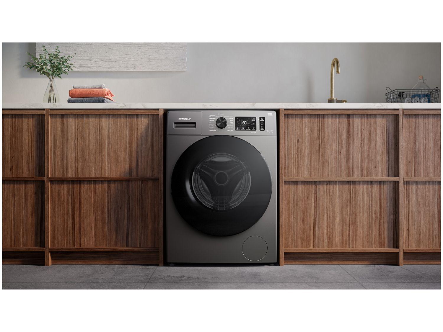 Lava e Seca Brastemp 10Kg BNO10AS Inverter Quente