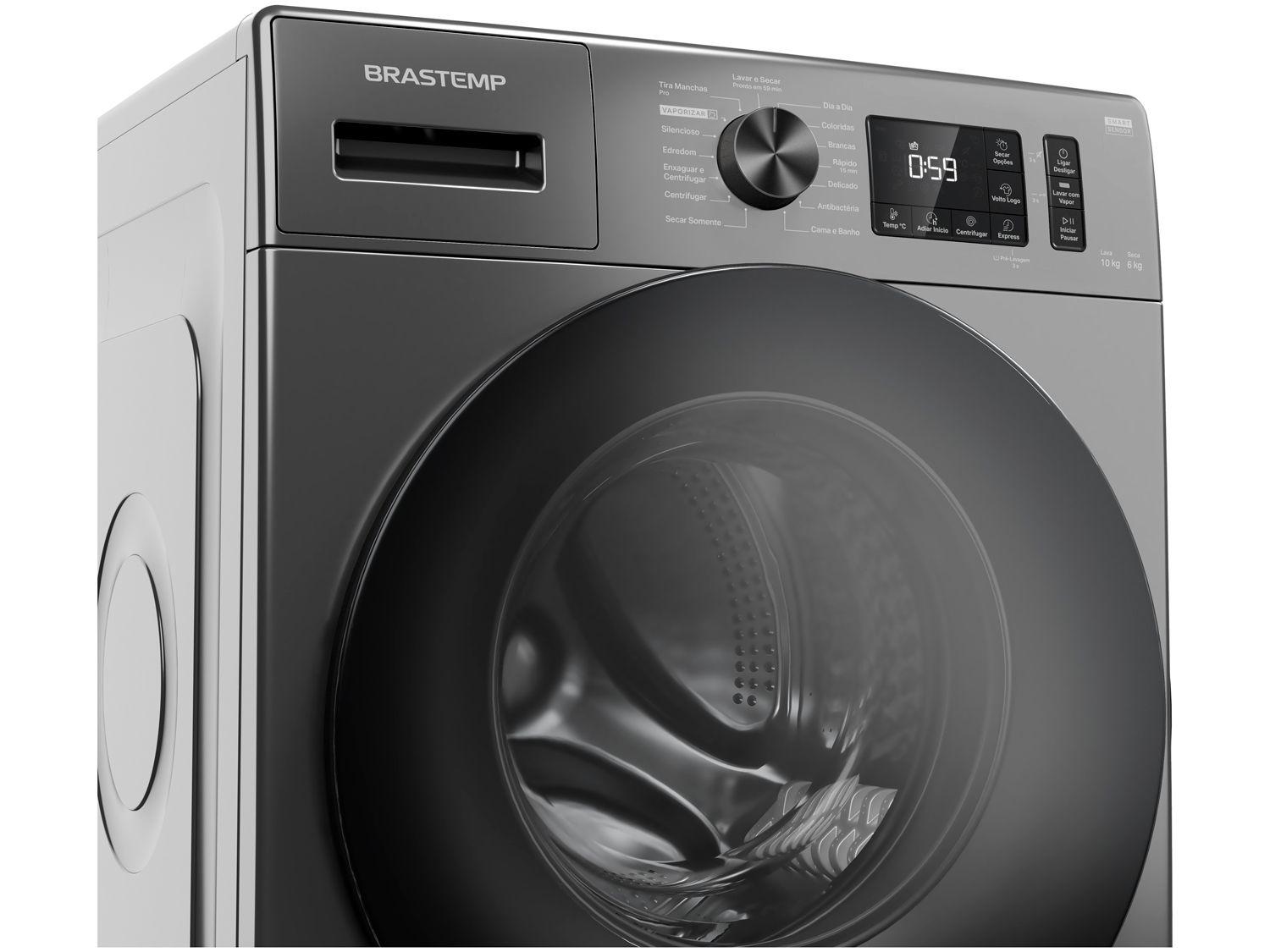 Lava e Seca Brastemp 10Kg BNO10AS Inverter Quente