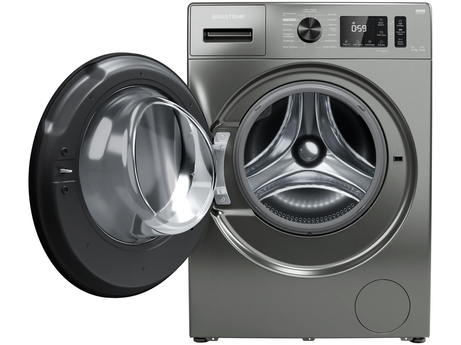 Lava e Seca Brastemp 10Kg BNO10AS Inverter Quente