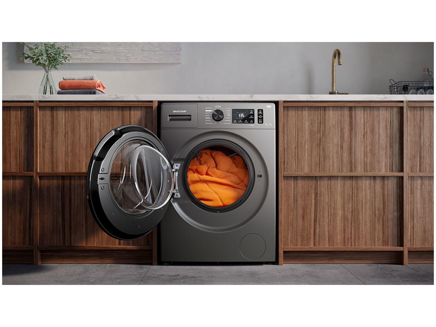 Lava e Seca Brastemp 10Kg BNO10AS Inverter Quente