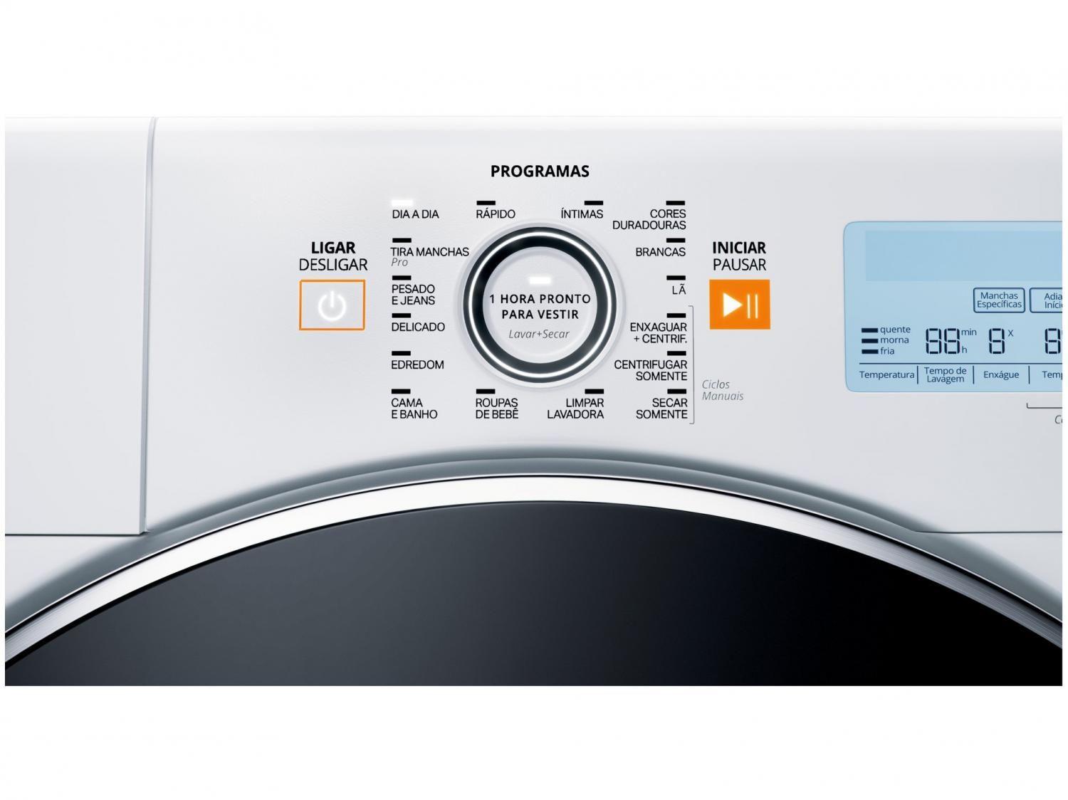 Lava e Seca Brastemp 10Kg BNQ10AB Inverter 14 Programas de Lavagem Branca