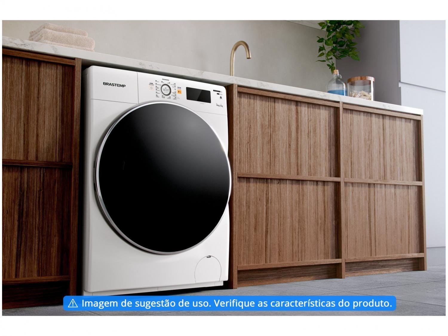 Lava e Seca Brastemp 10Kg BNQ10AB Inverter 14 Programas de Lavagem Branca
