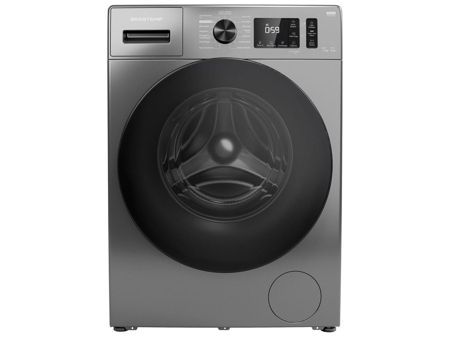 Lava e Seca Brastemp 11kg BNO11AS Inverter Água Quente e Fria Branca