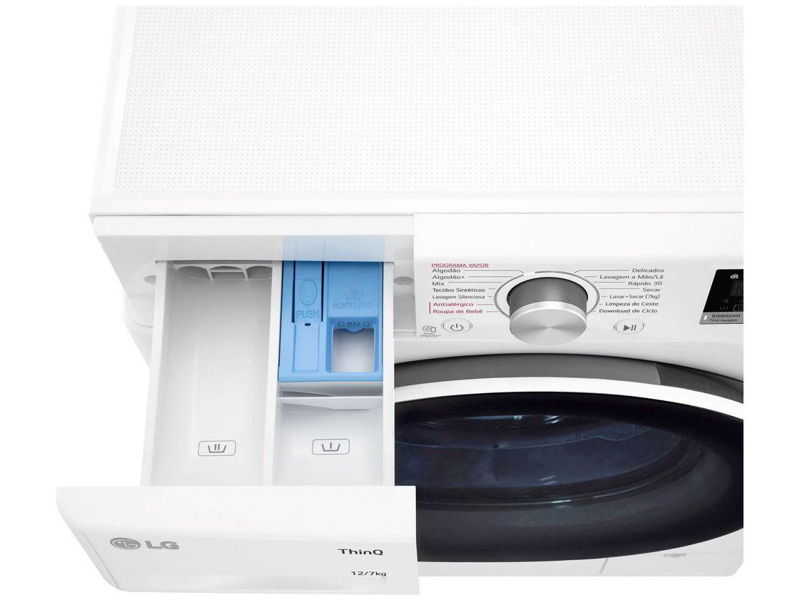 Lava e Seca LG 12kg Smart VC4 CV5012WC4 com