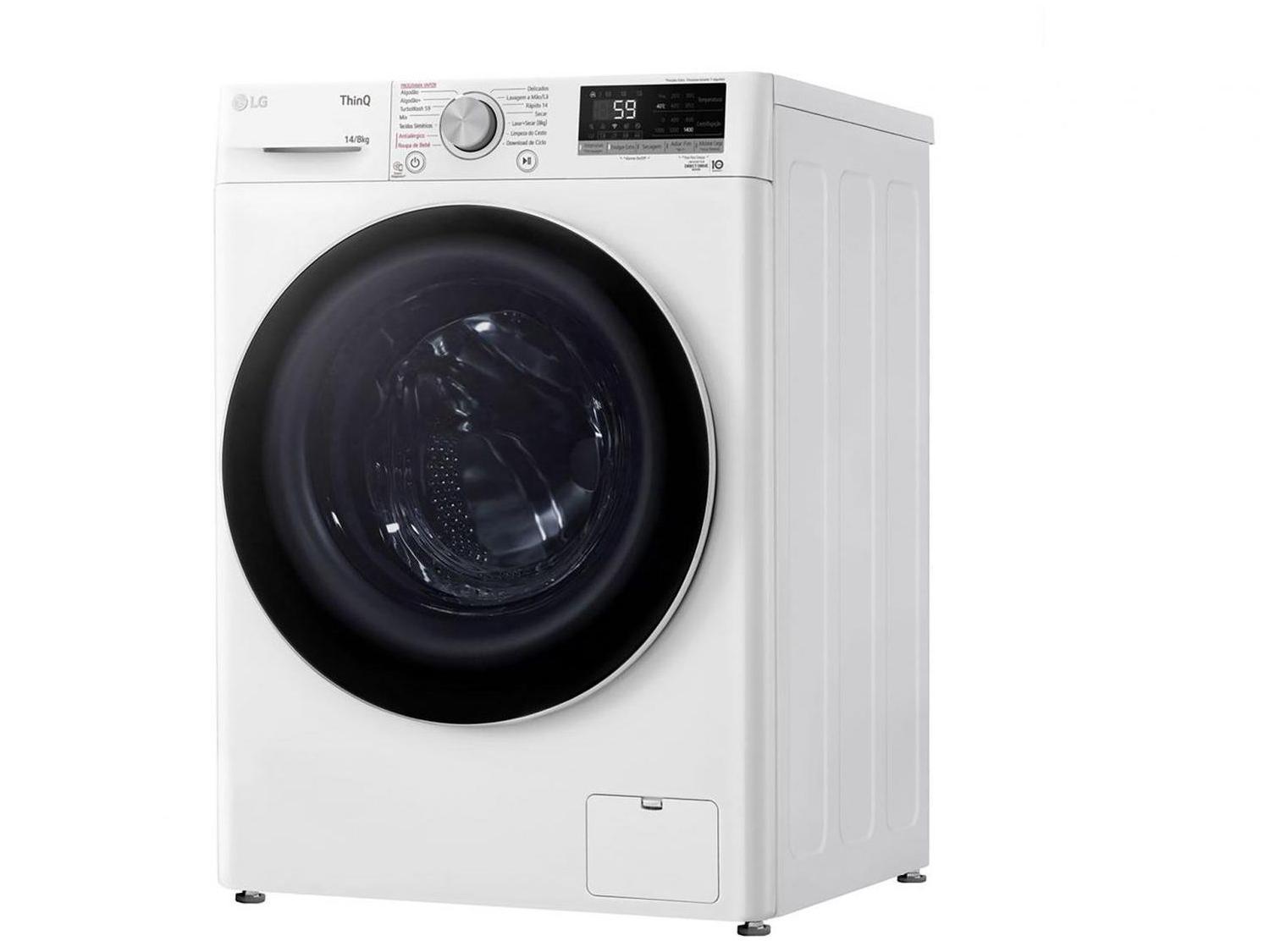 Lava e Seca LG 14kg Smart Smart VC4 CV5014WC4 com