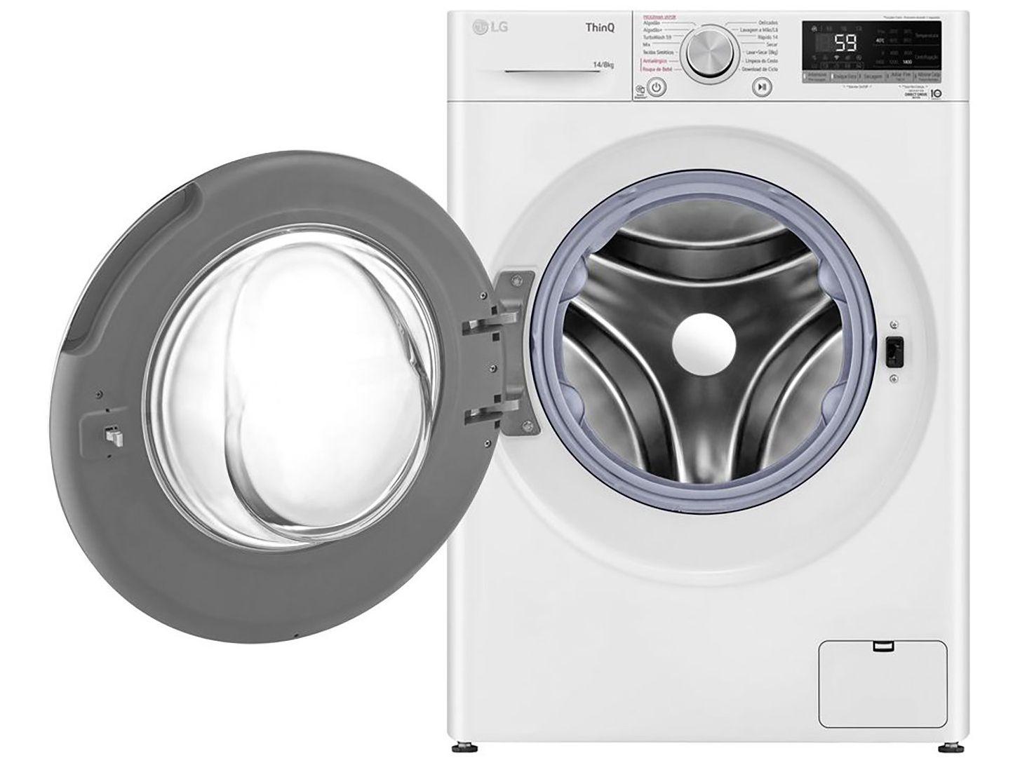 Lava e Seca LG 14kg Smart Smart VC4 CV5014WC4 com