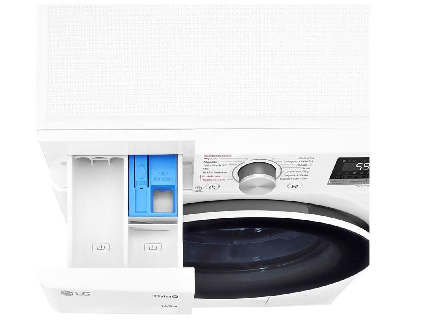 Lava e Seca LG 14kg Smart Smart VC4 CV5014WC4 com
