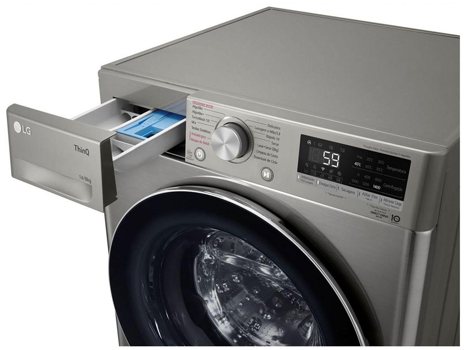 Lava e Seca LG 14kg Smart VC4 CV5014PC4 com