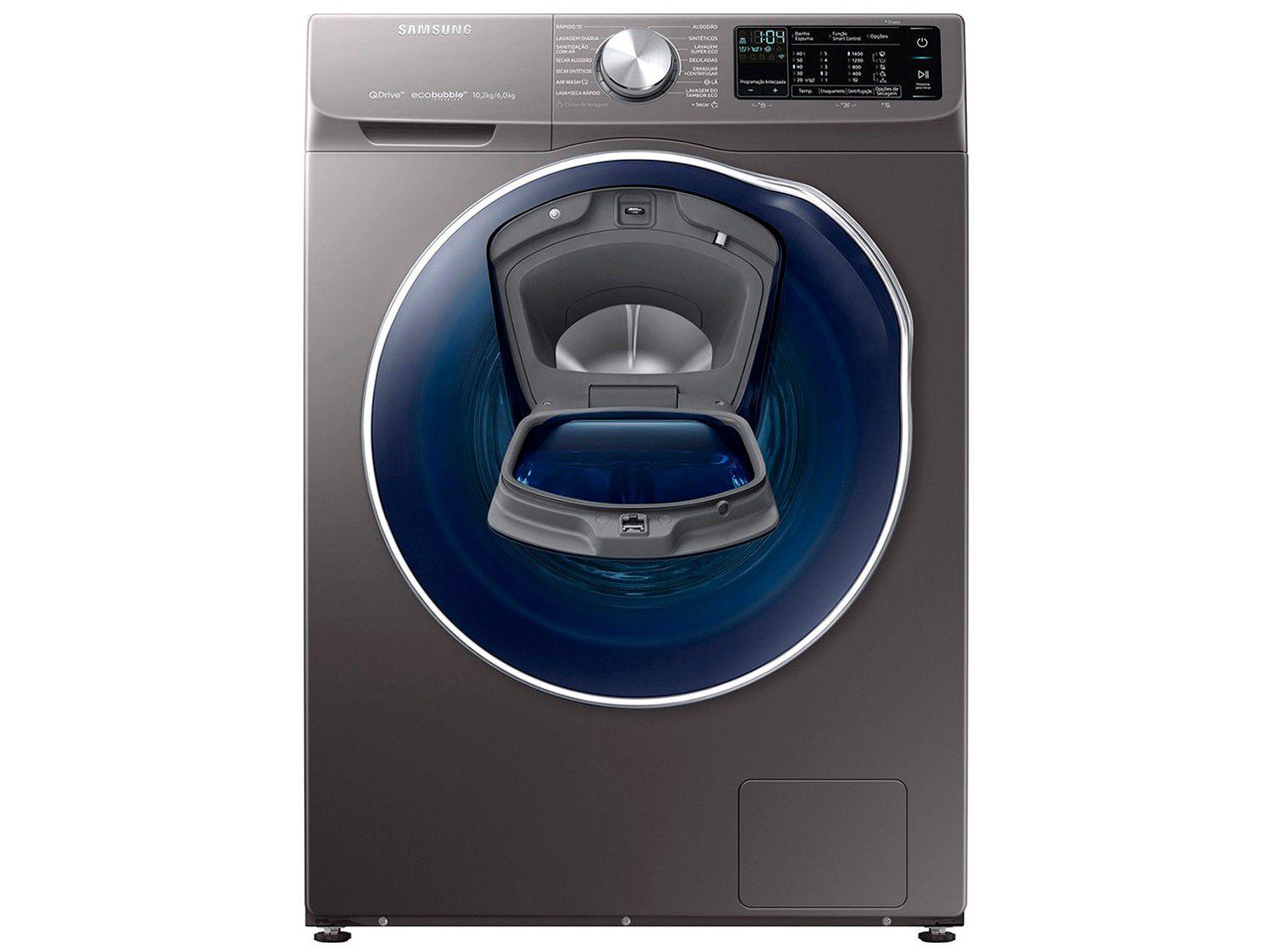 Lava e Seca Samsung 10,2kg WD10N64FOOX/AZ - 14 Programas de Lavagem ...