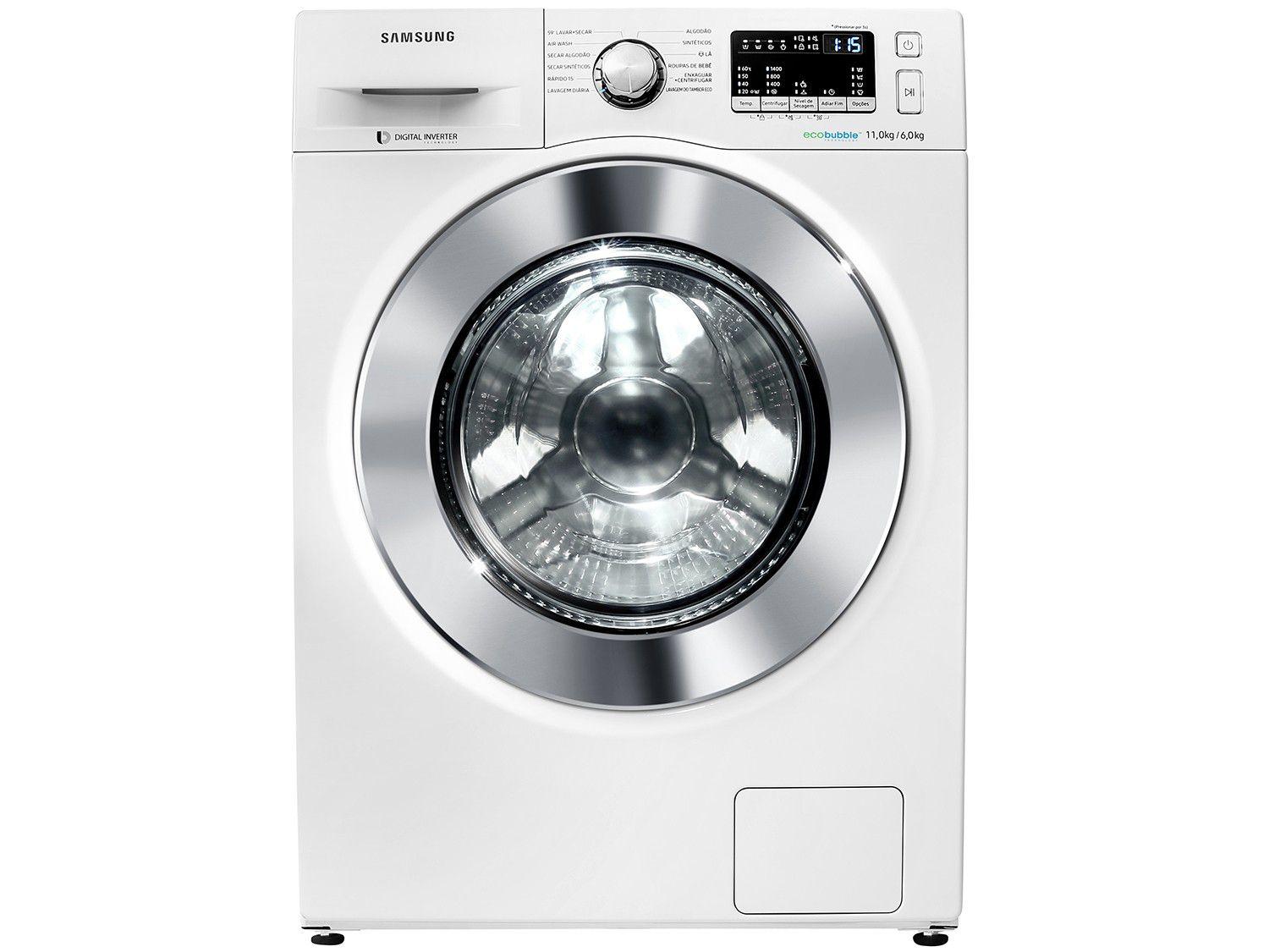 Lava e Seca Samsung 11kg Branca - WD11M44530W/AZ 12 Programas de ...