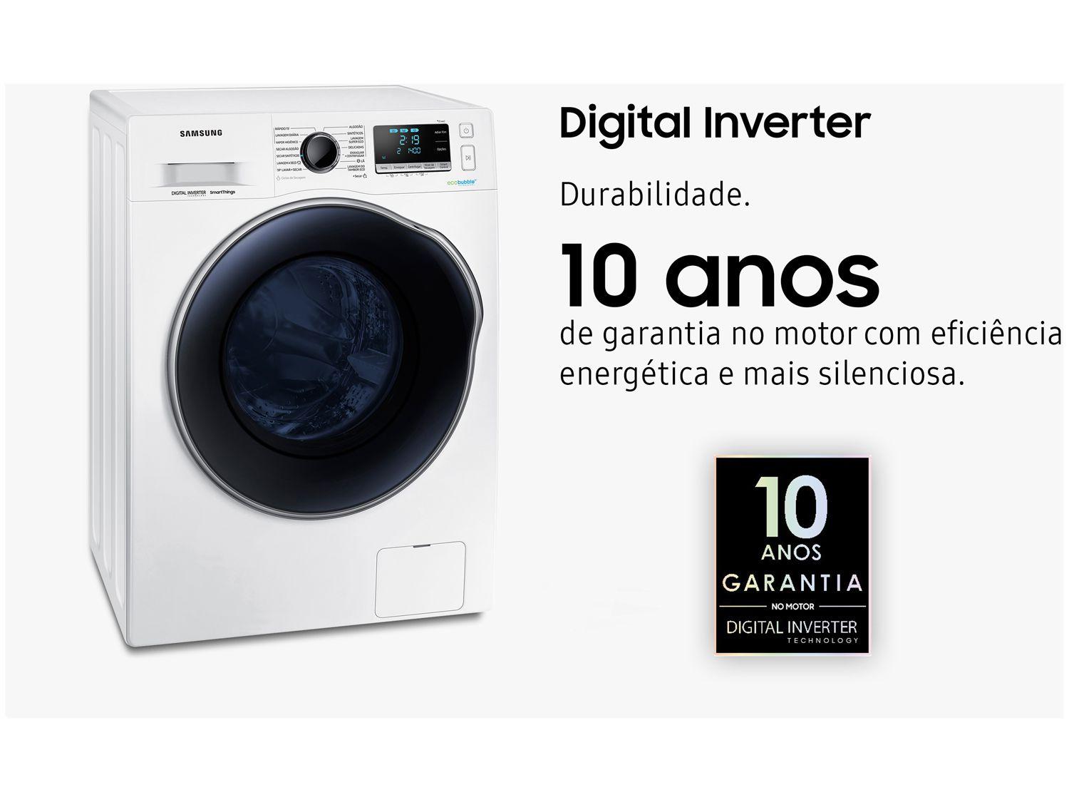 Lava e Seca Samsung 11Kg WD6000J WD11J64E4AWFAZ - Inverter 12 Programas ...