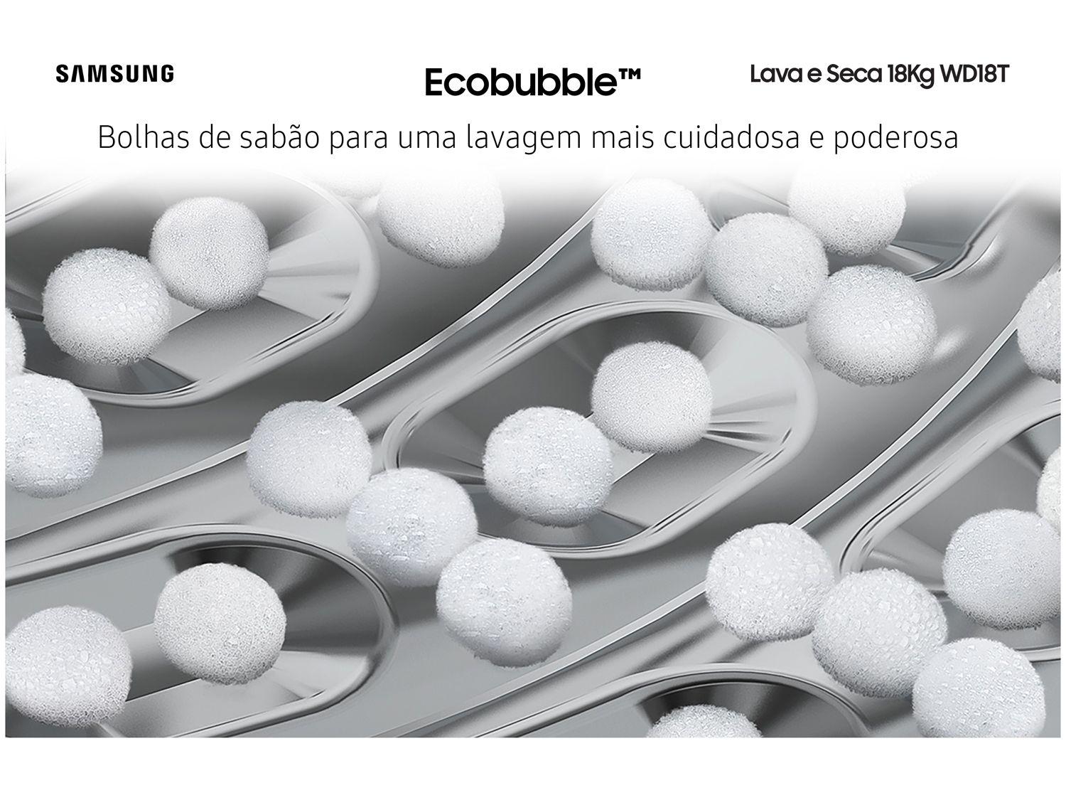 Lava e Seca Samsung 18kg Smart WD18T6500GV