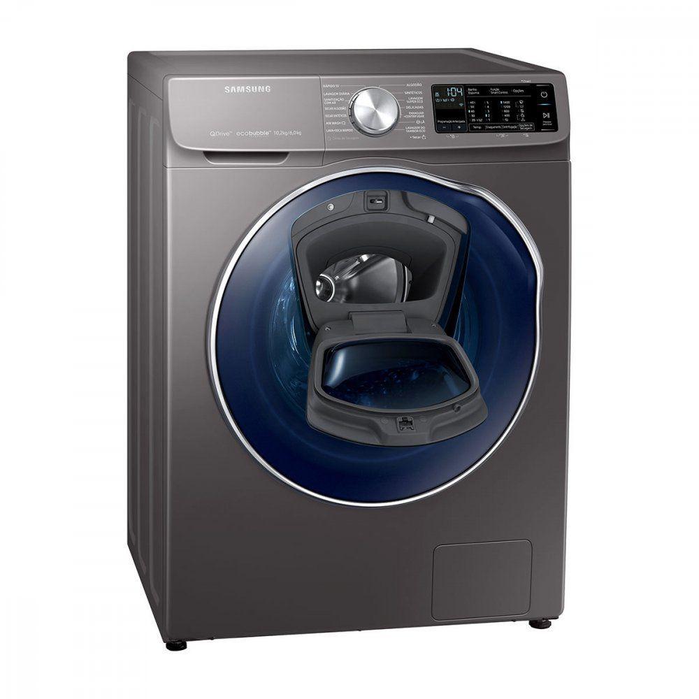 Lava E Seca Samsung Qdrive Wd10n64foox Az 10 2kg Ecobubble 14 Programas