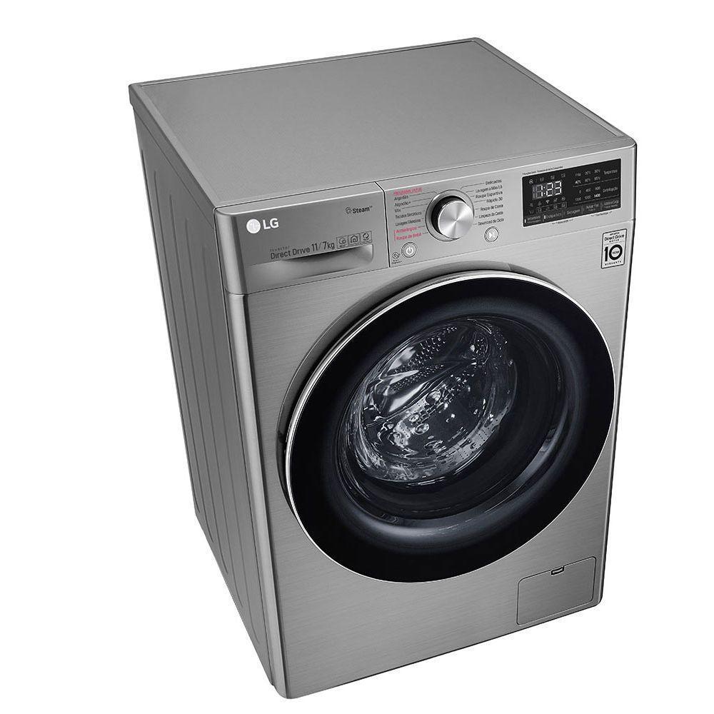 Lava e Seca Smart LG 11kg Aço Escovado VC4 220VCV5011TS4A - Lava e Seca ...