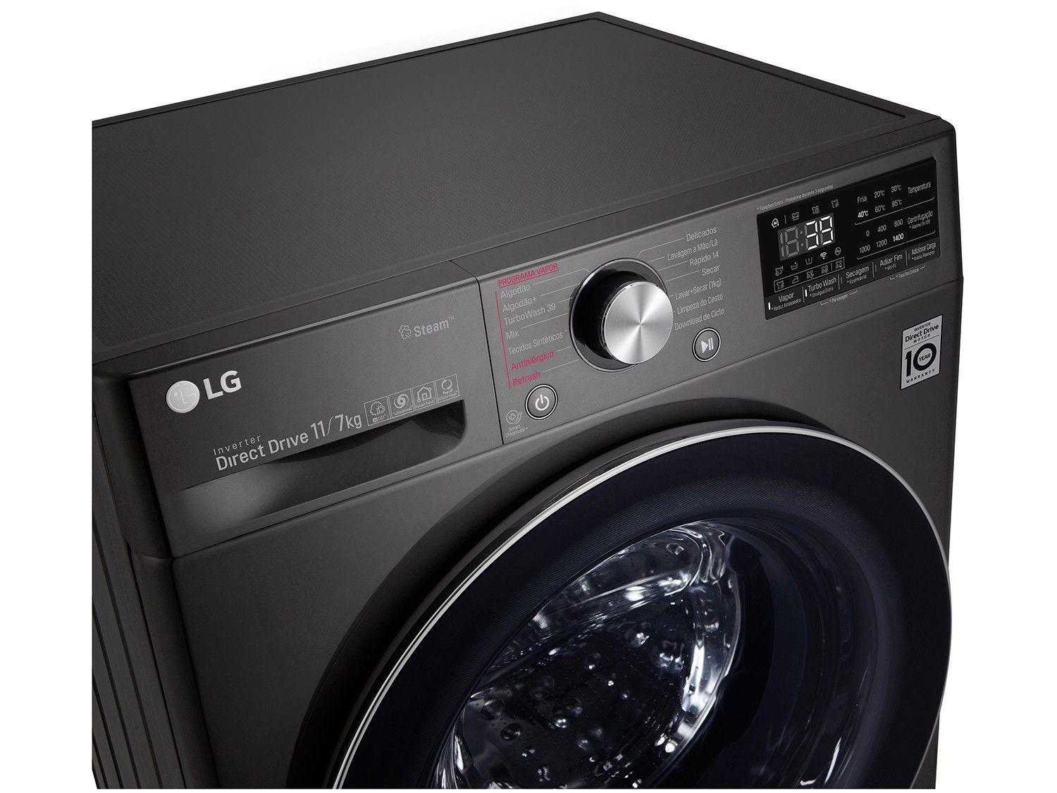 Lava e Seca Smart LG 11kg VC2 CV9011EC4 - Motor Inverter Inteligência ...