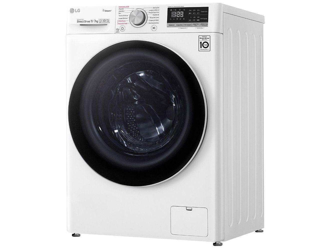 Lava e Seca Smart LG 11kg VC4 CV5011WG4A Motor Inverter Inteligência ...
