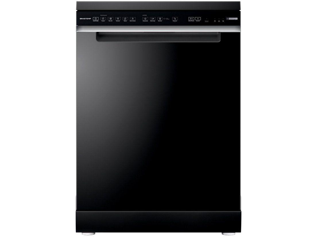 Lava-louças Brastemp de Embutir 15 Serviços BLF61AE Preta