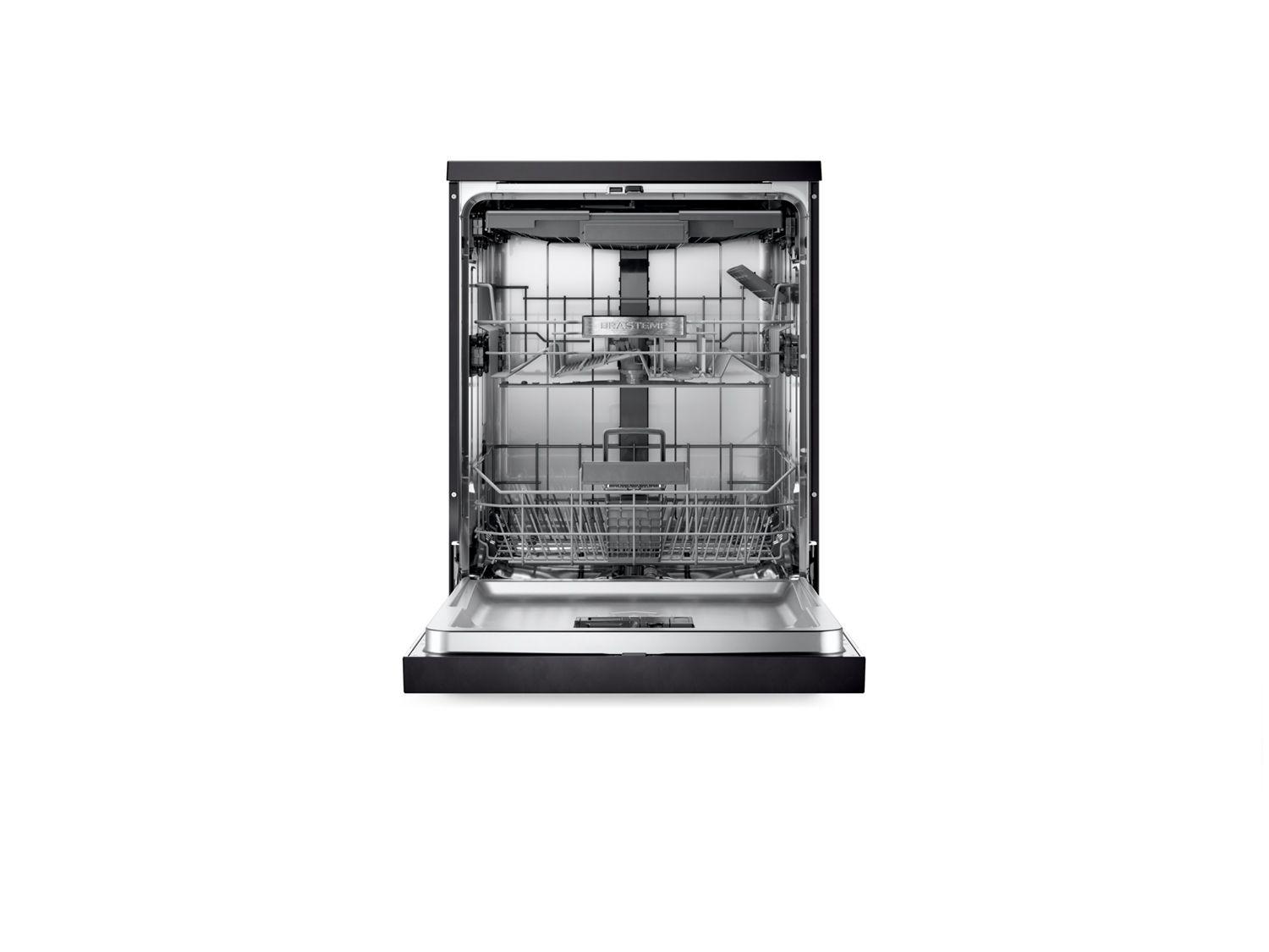Lava-louças Brastemp de Embutir 15 Serviços BLF61AE Preta