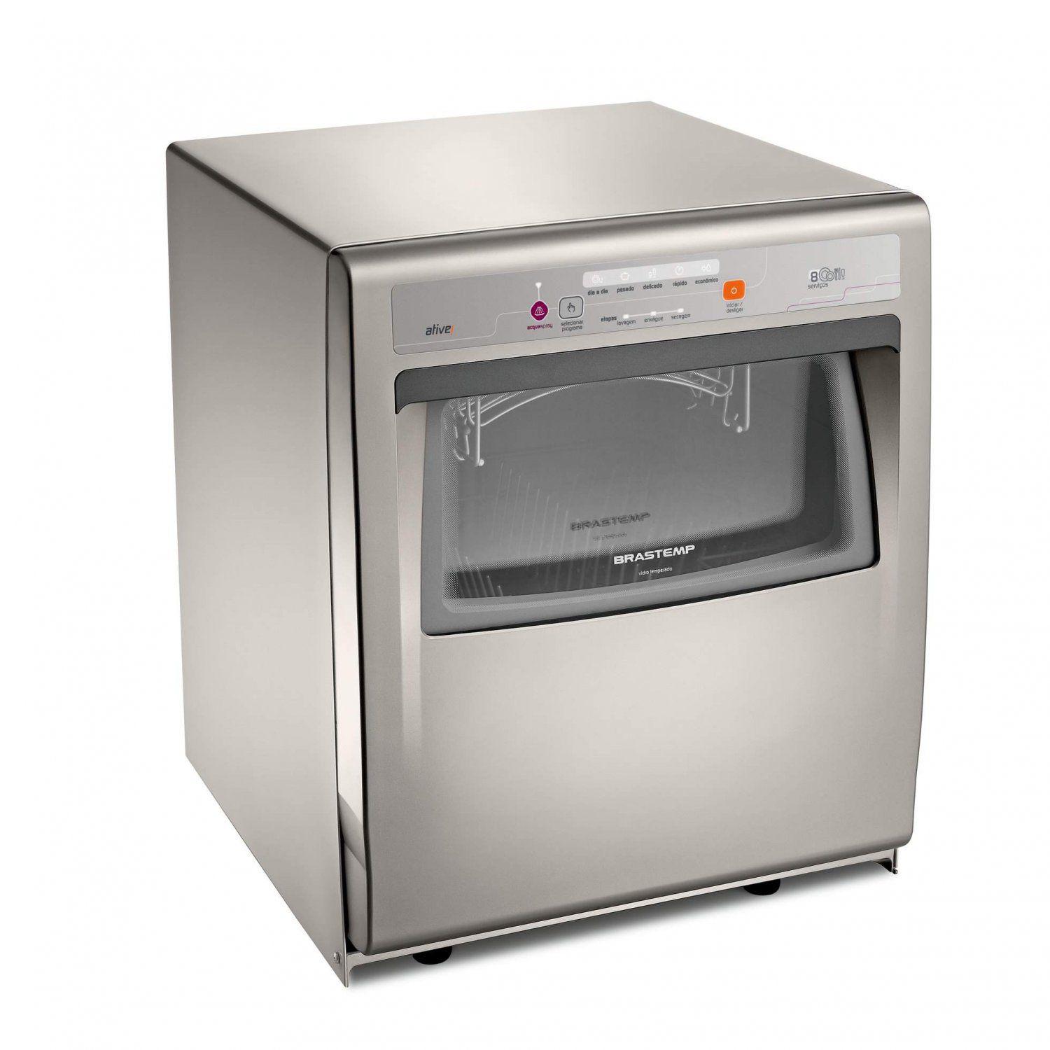 Lava Louças Compacta 8 Serviços com Ciclo Pesado Ative Brastemp 127V ...